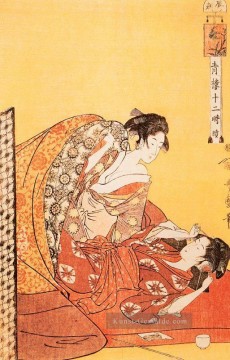 喜多川歌麿 Kitagawa Utamaro Werke - Die Stunde des Drachen 1 Kitagawa Utamaro Ukiyo e Bijin ga